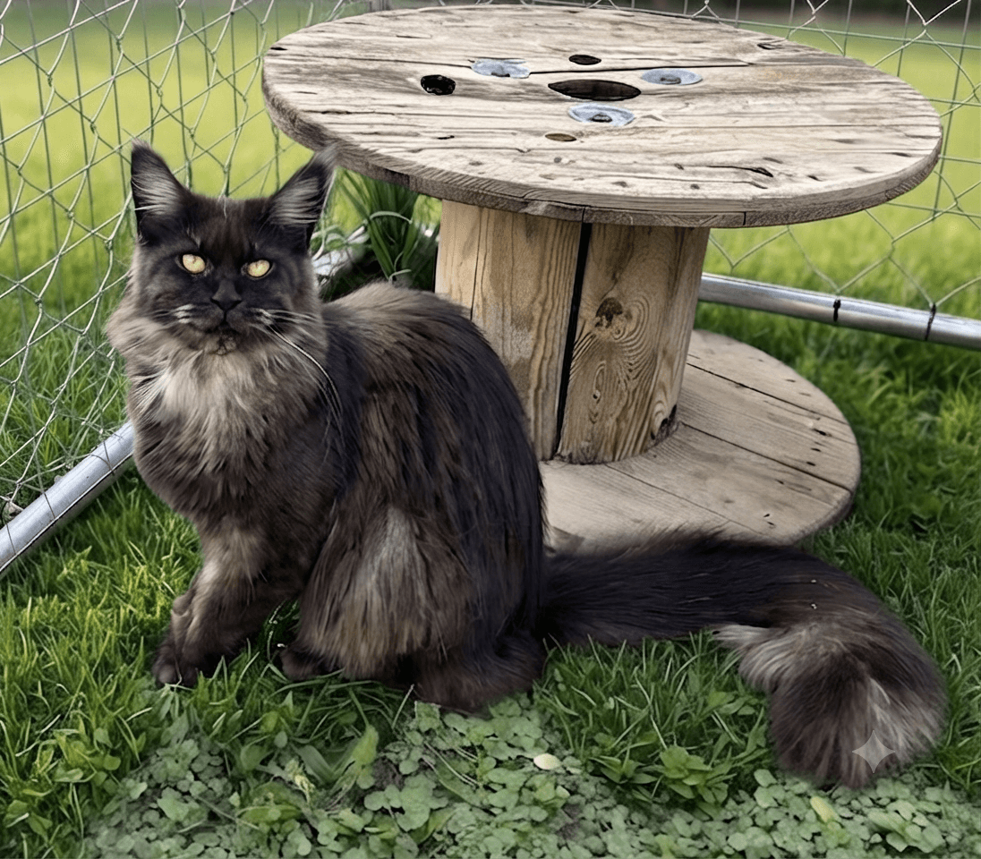Xéna de l'Empreinte Féline — Maine Coon femelle de la Chatterie du Comte d'O Coon