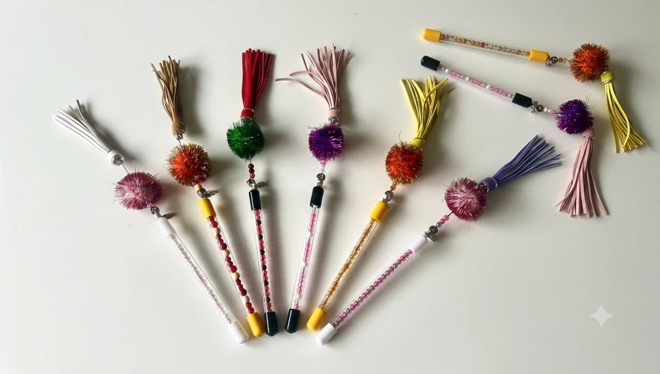 Plumeau artisanal Plum'Mél — modèle Pompom