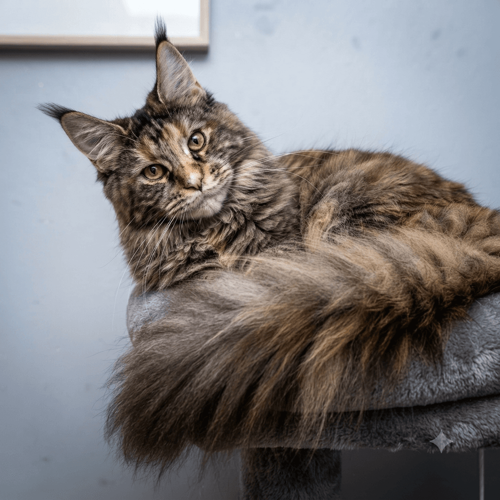 Alina des Félins de Vinci — Maine Coon femelle de la Chatterie du Comte d'O Coon
